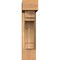 Ekena Millwork Merced Block Smooth Bracket w/ Offset Brace, Western Red Cedar, 5 1/2"W x 18"D x 22"H BKT0604X18X22MRC05SWR - alternate 4